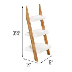 Honey Can Do White 3-Tier Leaning Ladder Shelf -Michaels Decor Sale D613980S 6