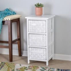 Honey Can Do 25" Small White Storage Cabinet -Michaels Decor Sale D614072S 1