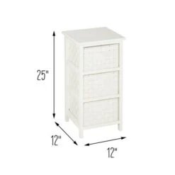 Honey Can Do 25" Small White Storage Cabinet -Michaels Decor Sale D614072S 4