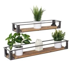 Honey Can Do Floating Decorative Metal & Wood Wall Shelves Set 17 Honey Can Do Floating Decorative Metal & Wood Wall Shelves Set -Michaels Decor Sale D614077S 2