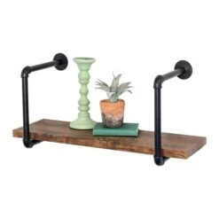 Honey Can Do 31.5" Black Industrial Shelf -Michaels Decor Sale D614089S 4