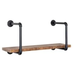 Honey Can Do 31.5" Black Industrial Shelf