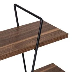 Honey Can Do 28" Three-Tier Decorative Metal & Wood Wall Shelves 17 Honey Can Do 28" Three-Tier Decorative Metal & Wood Wall Shelves -Michaels Decor Sale D614091S 5