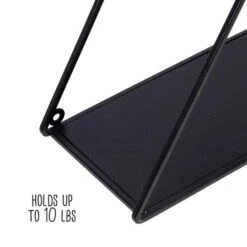 Honey Can Do 28" Black Three-Tier Triangle Decorative Metal Wall Shelf -Michaels Decor Sale D614094S 12