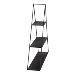 Honey Can Do 28" Black Three-Tier Triangle Decorative Metal Wall Shelf -Michaels Decor Sale D614094S 8