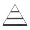 Honey Can Do 28" Black Three-Tier Triangle Decorative Metal Wall Shelf -Michaels Decor Sale D614094S 9