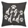 Dog Dad Paws Throw Pillow 1 Dog Dad Paws Throw Pillow -Michaels Decor Sale D636343S 1