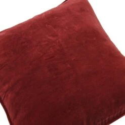 Hello Honey® 20" Square Velvet Pillow Cover With Piping Burgundy -Michaels Decor Sale D638601S 5