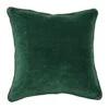 Hello Honey® 20" Square Velvet Pillow Cover With Piping Green