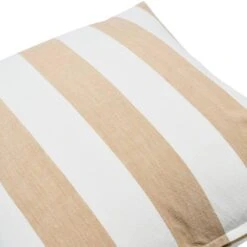 Hello Honey® 20'' Square Beige Striped Cotton Pillow Cover -Michaels Decor Sale D638607S 5