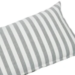 Hello Honey® 20'' Striped Gray Cotton Lumbar Pillow Cover -Michaels Decor Sale D638616S 3