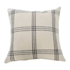 Hello Honey® 20'' Square Gray Plaid Cotton Pillow Cover -Michaels Decor Sale D638618S 2