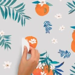 RoomMates Orange Blossom Peel & Stick Wall Decal Set -Michaels Decor Sale D645068S 4