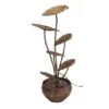 Melrose 30.5" Metal Lotus Leaf Fountain 2 Melrose 30.5" Metal Lotus Leaf Fountain -Michaels Decor Sale D645196S 1