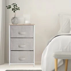 Simplify Beige 3 Drawer Storage Chest 11 Simplify Beige 3 Drawer Storage Chest -Michaels Decor Sale D649024S 4