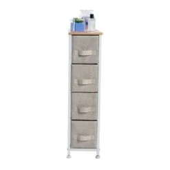 Simplify Beige 4 Drawer Narrow Storage Chest -Michaels Decor Sale D649026S 2