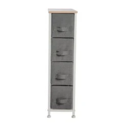 Simplify Gray 4 Drawer Narrow Storage Chest -Michaels Decor Sale D649030S 2