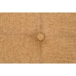 Simplify 30" Faux Linen Double Folding Storage Ottoman Camel -Michaels Decor Sale D649046S 3