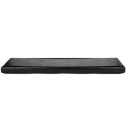 Simplify 44" Faux Leather Triple Folding Storage Ottoman Black -Michaels Decor Sale D649049S 6