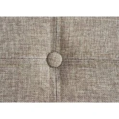 Simplify 30" Faux Linen Double Folding Storage Ottoman Gray 18 Simplify 30" Faux Linen Double Folding Storage Ottoman Gray -Michaels Decor Sale D649050S 3