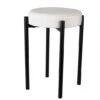 Home Details 18" Velour Vanity Stool White -Michaels Decor Sale D649075S 1