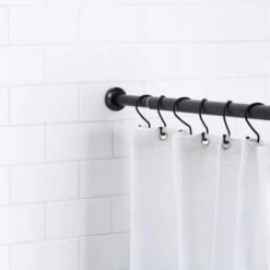 Home Details Adjustable Tension Curtain Rod Matte Black -Michaels Decor Sale D649097S 3