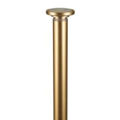 Home Details Adjustable Tension Curtain Rod Satin Gold