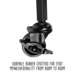 Honey Can Do 2-Tier Black & White Faux Marble Rolling Bar & Serving Cart -Michaels Decor Sale D654062S 16