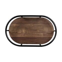 Honey Can Do 3-Tier Black & Rustic Brown Rolling Bar & Serving Cart -Michaels Decor Sale D654064S 12