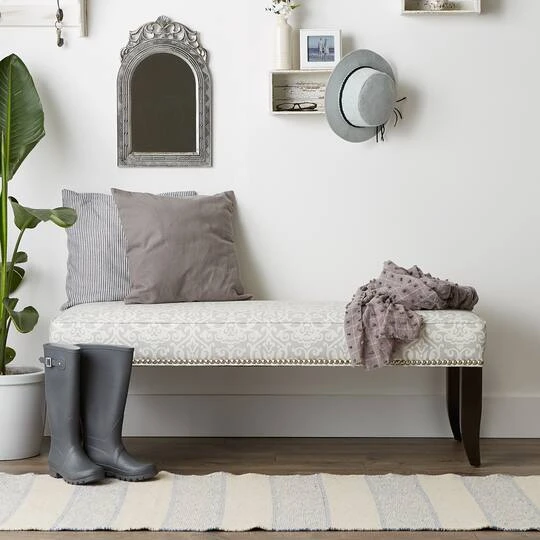 DII® Variegated Stripe Recycled Yarn Floor Runner, 2ft. X 6ft. Stonewash Blue 6 DII® Variegated Stripe Recycled Yarn Floor Runner, 2ft. X 6ft. Stonewash Blue - Image 4