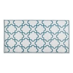 DII® Lattice Outdoor Floor Runner, 3ft. X 6ft. Storm Blue -Michaels Decor Sale D664109S 3