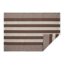 DII® Cabana Stripe Handwoven Recycled Yarn Rug, 2ft. X 3ft. Leather Brown -Michaels Decor Sale D664194S 2