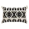Hello Honey® Black And White Handwoven Cotton Kilim Lumbar Pillow Cover With Pattern And Fringe 1 Hello Honey® Black And White Handwoven Cotton Kilim Lumbar Pillow Cover With Pattern And Fringe -Michaels Decor Sale D665977S 11