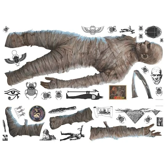 RoomMates Classic Monsters The Mummy Giant Peel & Stick Wall Decals 7 RoomMates Classic Monsters The Mummy Giant Peel & Stick Wall Decals - Image 5