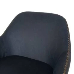 Glitzhome® Mid-Century Leatherette Gaslift Adjustable Swivel Bar Stool Set Navy Blue -Michaels Decor Sale D670867S 5