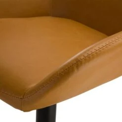 Glitzhome® Mid-Century Leatherette Gaslift Adjustable Swivel Bar Stool Set Yellow -Michaels Decor Sale D670869S 6