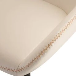 Glitzhome® Mid-Century Leatherette Gaslift Adjustable Swivel Bar Stool Set Coconut Milk -Michaels Decor Sale D670870S 6