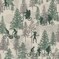 RoomMates Netflix Stranger Things Hawkins Woods Green Peel & Stick Wallpaper -Michaels Decor Sale D671876S 1 1