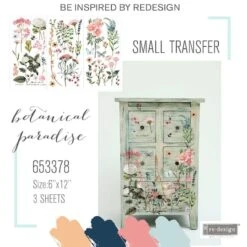 Prima® Re-Design® Botanical Paradise Décor Transfers