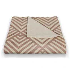 Watercolor Diamond Coral Fleece Blanket Blush -Michaels Decor Sale D687391S 2