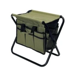 Household Essentials Collapsible Utility Stool Green