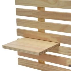 Hello Honey® Adjustable Natural Solid Wood 2-Panel Headboard Set With Wall Storage For Twin, Queen Or King -Michaels Decor Sale D717137S 5