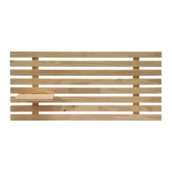 Hello Honey® Adjustable Natural Solid Wood 2-Panel Headboard Set With Wall Storage For Twin, Queen Or King -Michaels Decor Sale D717137S 8