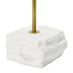 Hello Honey® 18" White Decorative Agate Accent On Metal & Marble Stand -Michaels Decor Sale D722081S 5