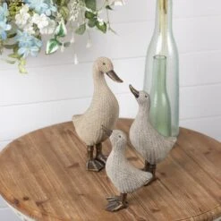 Melrose Wicker Duck Figurine Set -Michaels Decor Sale D740530S 3