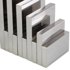 6" Silver Crystal Geometric Pyramid Bookends Set -Michaels Decor Sale D740932S 7