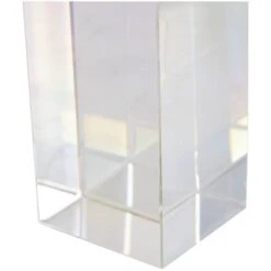 6" Clear Crystal Geometric Arched Bookends Set -Michaels Decor Sale D740941S 6