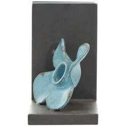 6.5" Teal Metal Boat Distressed Propeller Bookends With Brown L-Shaped Stands 15 6.5" Teal Metal Boat Distressed Propeller Bookends With Brown L-Shaped Stands -Michaels Decor Sale D740945S 3