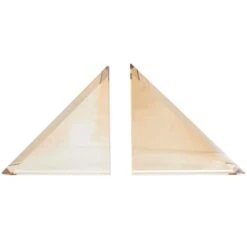 6" Gold Crystal Geometric Pyramid Shaped Bookends Set -Michaels Decor Sale D740967S 4