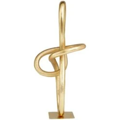 15" Golden Aluminum Abstract Sculpture Décor -Michaels Decor Sale D754253S 2